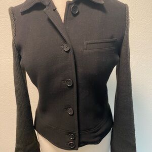 Ann Klein Women's Black Button-Up Jacket